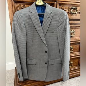 Tommy Hilfiger Black and White Suit Coat